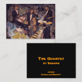 Das Quartett ATC Visitenkarte (Vorne/Hinten)