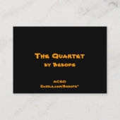 Das Quartett ATC Visitenkarte (Rückseite)
