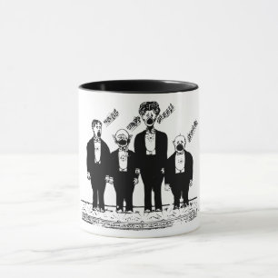Das Quartett, gesungen Tasse