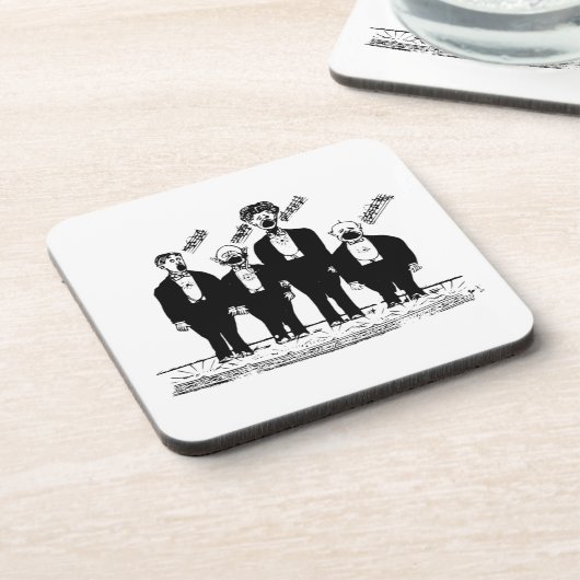 Das Quartett, Getränkeuntersetzer (Linke Seite)