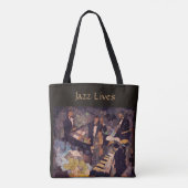 Das Quartett - Jazz Music Lives Tote Bag Tasche (Rückseite)