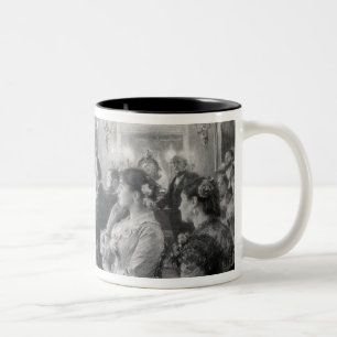 Das Quartett Zweifarbige Tasse