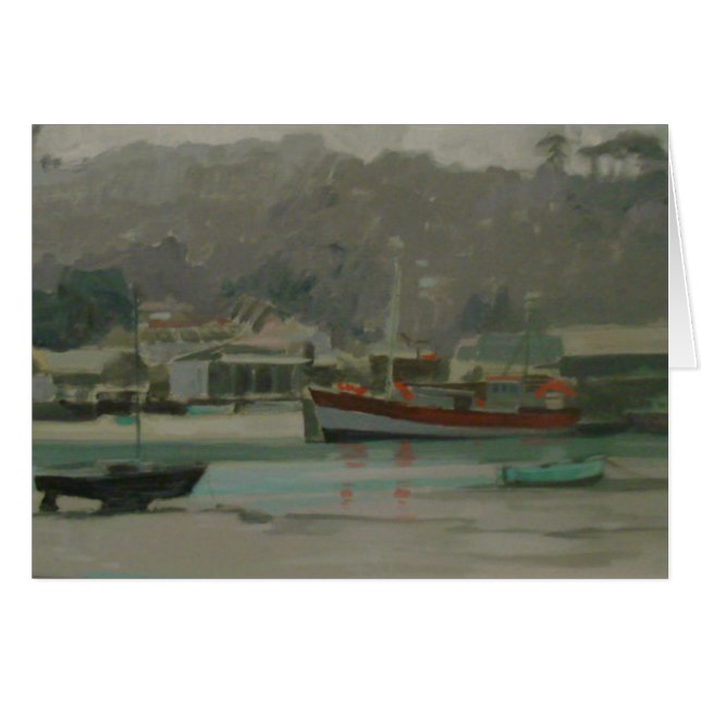 Das Quay des grauen Tagesfischers (Vorderseite (Horizontal))