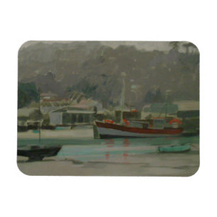 Das Quay des grauen Tagesfischers Magnet