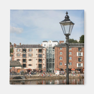 Das Quay, Exeter, Devon, Großbritannien Magnet