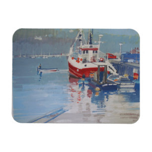 Das Quay Salcombe des Fischers Magnet