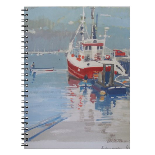 Das Quay Salcombe des Fischers Notizblock (Vorderseite)