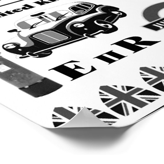 Das Queens Diamond Jubilee Poster (Ecke)