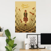 Das Queens-Gambit Poster (Heimbüro)
