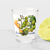 Das Quenette Schnapsglas (Vorderseite)