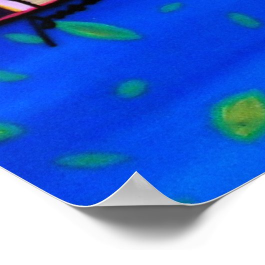 Das Quiero Poster (Ecke)