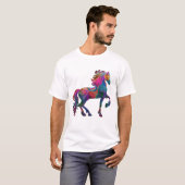 Das quiltende Pferd T-Shirt (Vorne ganz)
