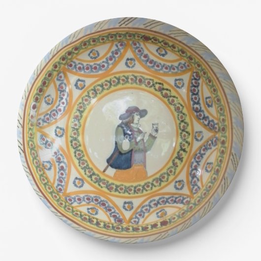 Das Quimper neun Zoll-Pappteller - Sommer Pappteller (Vorderseite)