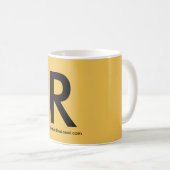 Das r-Schale der goldenen Mädchen-Rose Kaffeetasse (VorderseiteRechts)