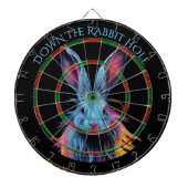 Das Rabbit Hole Blue Rabbit auf dem Feuer Dartscheibe (vorne)