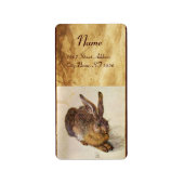 DAS RABBIT (Junge Hare) Adressaufkleber (Vorne)