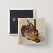 DAS RABBIT (Junge Hare) Button (Vorne & Hinten)