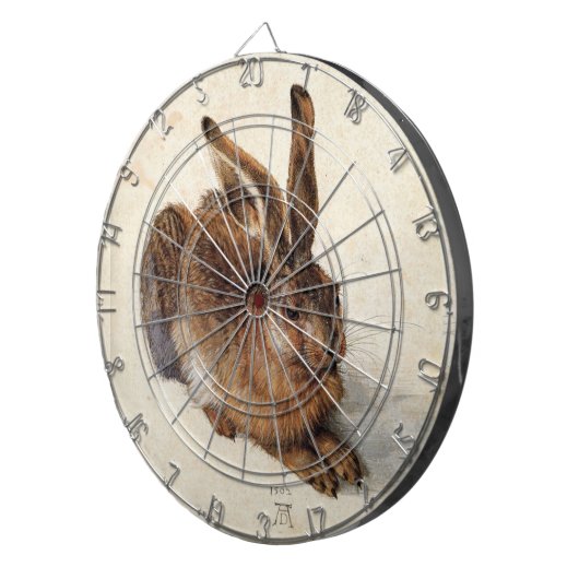 DAS RABBIT (Junge Hare) Dartscheibe (Vorderseite rechts)