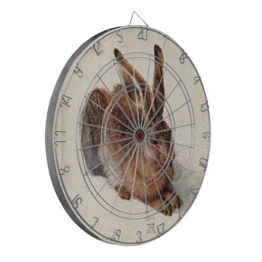 DAS RABBIT (Junge Hare) Dartscheibe (Vorderseite Links)