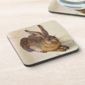 DAS RABBIT (Junge Hare) Getränkeuntersetzer (Linke Seite)