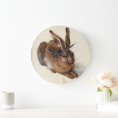 DAS RABBIT (Junge Hare) Große Wanduhr (Zuhause)