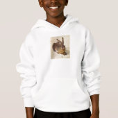 DAS RABBIT (Junge Hare) Hoodie (Vorderseite)