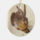 DAS RABBIT (Junge Hare) Keramik Ornament (Links)