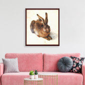 DAS RABBIT (Junge Hare) Leinwanddruck (Insitu (Wohnzimmer))