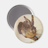 DAS RABBIT (Junge Hare) Magnet (Vorderseite/Rückseite)