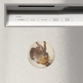 DAS RABBIT (Junge Hare) Magnet (In Situ (Geschirrspüler))