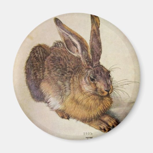 DAS RABBIT (Junge Hare) Magnet (Vorne)