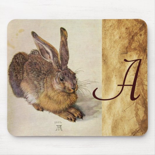 DAS RABBIT (Junge Hare) Mousepad (Vorne)