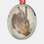 DAS RABBIT (Junge Hare) Ornament Aus Metall (Links)