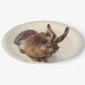 DAS RABBIT (Junge Hare) Pappteller (Schrägansicht)