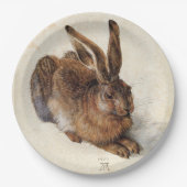 DAS RABBIT (Junge Hare) Pappteller (Vorderseite)