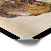 DAS RABBIT (Junge Hare) Poster (Ecke)