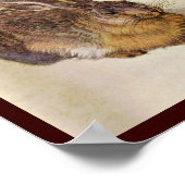 DAS RABBIT (Junge Hare) Poster (Ecke)