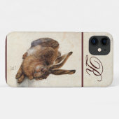 DAS RABBIT-Monogramm (Young Hare) Case-Mate iPhone Hülle (Rückseite (Horizontal))