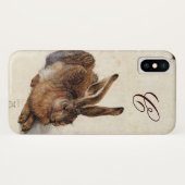 DAS RABBIT-Monogramm (Young Hare) Case-Mate iPhone Hülle (Rückseite (Horizontal))