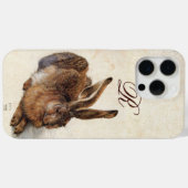 DAS RABBIT-Monogramm (Young Hare) Case-Mate iPhone Hülle (Rückseite (Horizontal))
