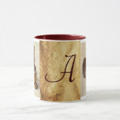 DAS RABBIT-Monogramm (Young Hare) Tasse (Zentrum)
