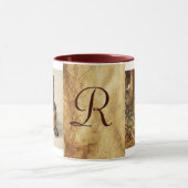 DAS RABBIT-Monogramm (Young Hare) Tasse (Zentrum)