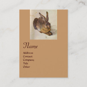 DAS RABBIT-Monogramm (Young Hare) Visitenkarte