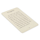 Das Rabbit-Zitat der Velveteen, Buchseite Magnet (Rechte Seite)