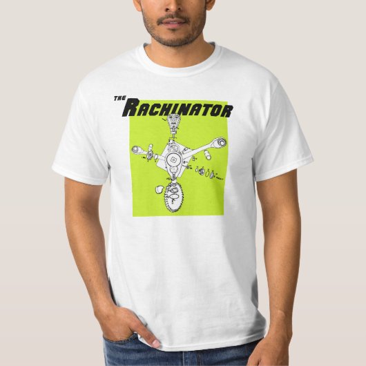 das rachinator (Farbe) T-Shirt (Vorderseite)