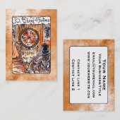 Das Rad der Vermögens-Tarot-Karte Visitenkarte (Vorne/Hinten)