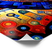 Das Rad der Zeit rollt Poster (Ecke)