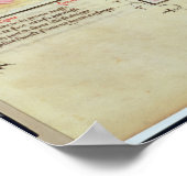 Das Rad des Glücks und des Treateriums Poster (Ecke)