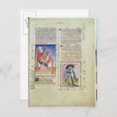 Das Rad des Glücks und des Treateriums Postkarte (Vorne/Hinten)