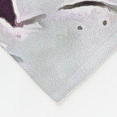 Das Rad des Kapitäns in den Farben des blauen grün Fleecedecke (Ecke)